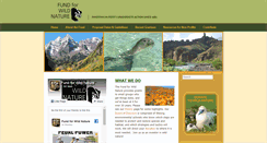 Desktop Screenshot of fundwildnature.org
